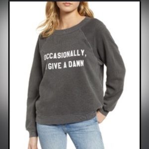 Revolve Wildfox Y2K style crewneck sweatshirt